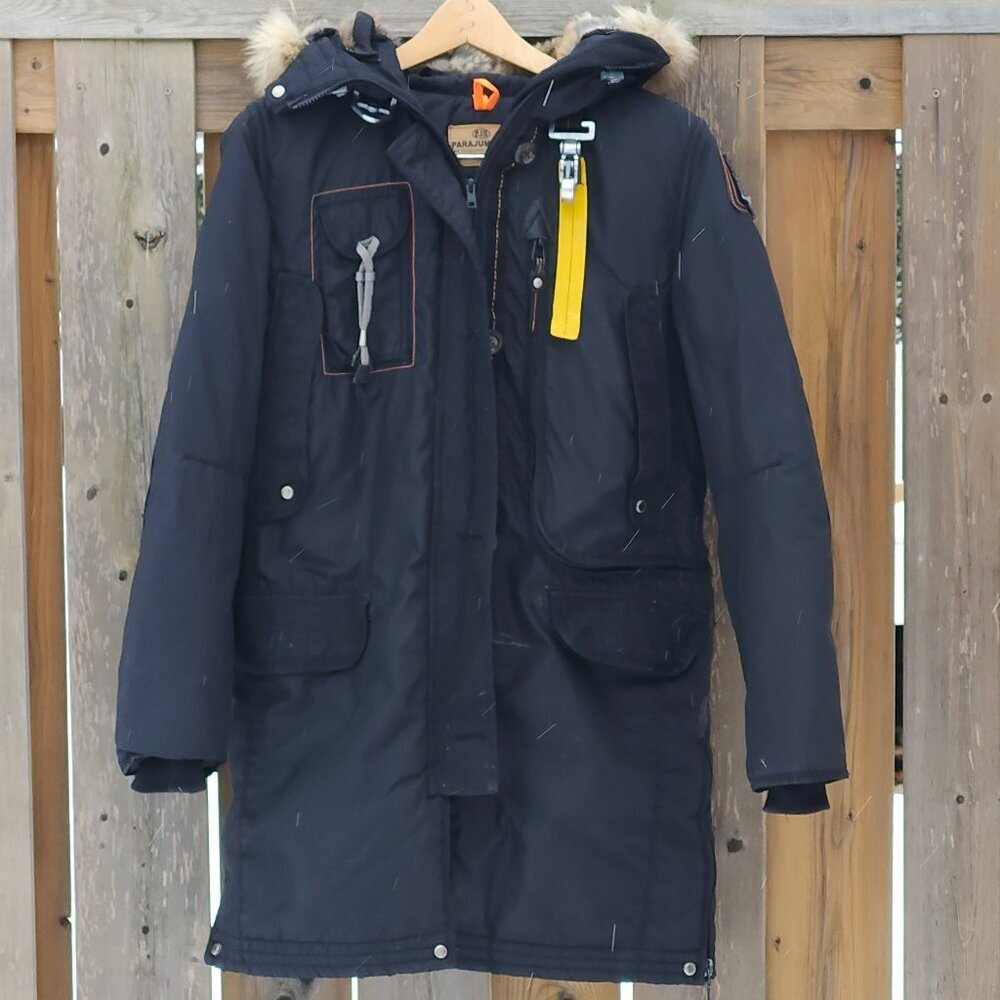 PJs PARAJUMPERS Masterpiece Series men's Medium Coat Chest Slim Fit PARKA